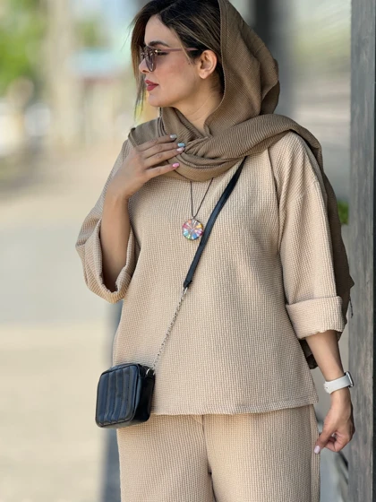 ست مانتو شلوار گیسو