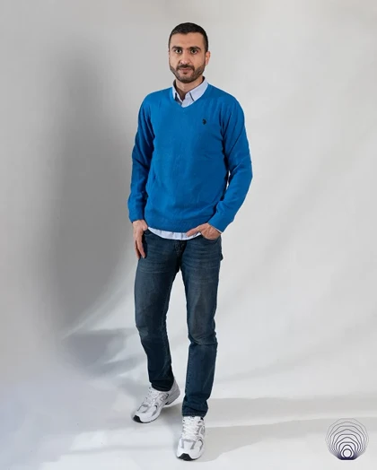 پلیور یقه هفت مردانه U.S.Polo Assn – فیت راحت و کلاسیک آمریکایی کد 17479
