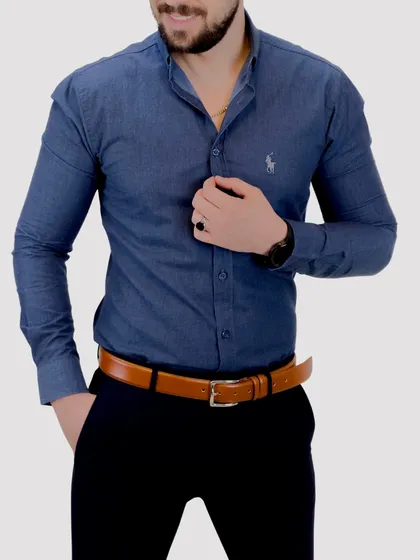 پیراهن 03029 POLO آبی تیره