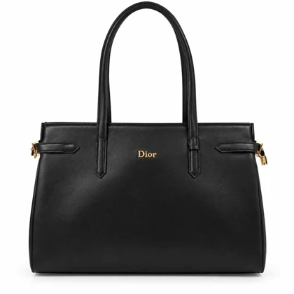 کیف وارداتی Dior چرم مشکی بزرگ/ دیور