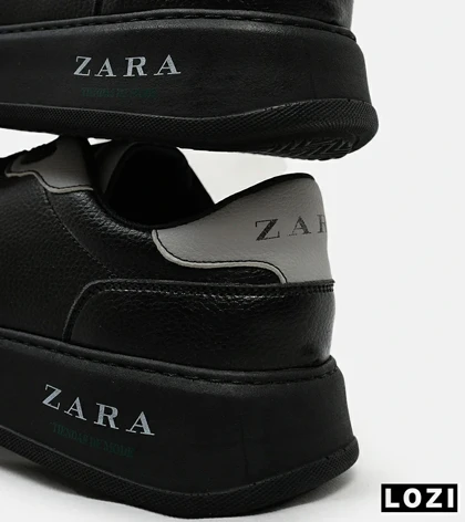 کفش کتانی مردانه مشکی Zara