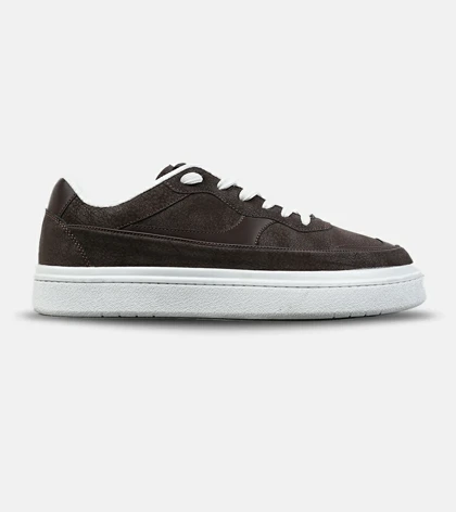 کفش کتانی کژوال بزرگ پا قهوه ای Bershka مدل 9097