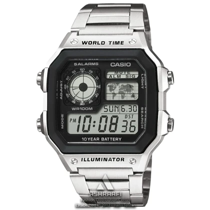 ساعت کاسیو دیجیتالی Casio AE-1200-SK