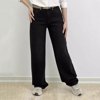 شلوار جین نیم بگ 1007588