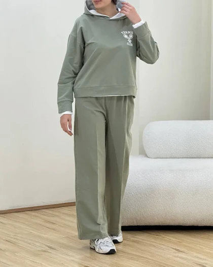 ست بلوز و شلوار کلوب(تنیس)