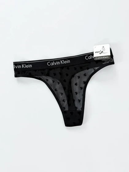 شورت بکلس گیپور طرح پاپیون نوشته Calvin klein