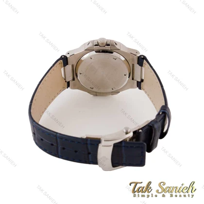 ساعت پتک فیلیپ ناتیلوس مردانه نقره ای بند چرم سرمه ای Patek-5002-L