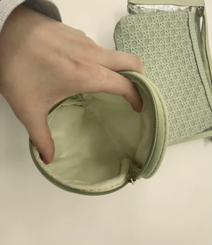 کیف لوازم آرایش و اکسسوری سه تایی در چهار رنگ