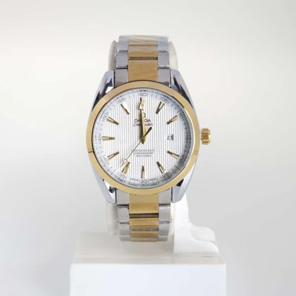 ساعت مچی مردانه اومگا Omega تاریخ دار با ماندگاری رنگ بالا