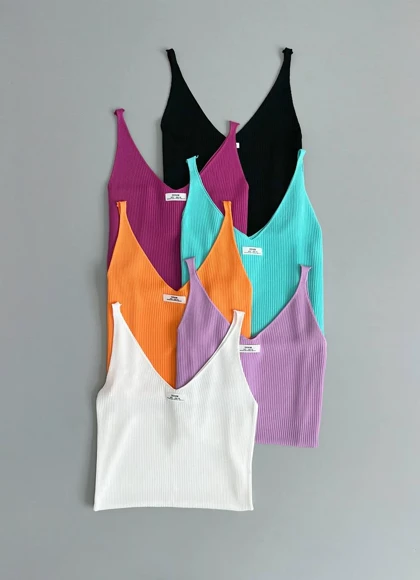 تاپ یقه هفت دنیم کد 2885