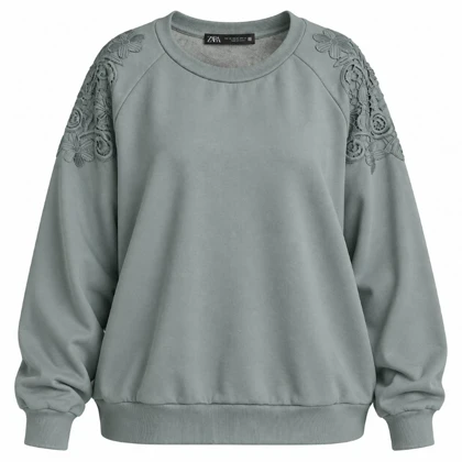 دورس سه نخ یشمی تو کرک گلدوزی برند Zara ترکیه سایز 40 تا 46 کد 3399