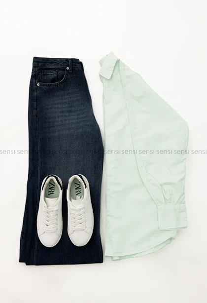 شومیز کیمونو لینن کد1005095