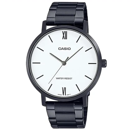 ساعت مچی مردانه کاسیو Casio مدل MTP-VT01B-7BUDF با بند استیل