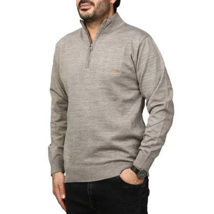 پلیور بافت نیم زیپ ماراتن مدل 1719851