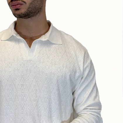 بلوز یقه شکار پارچه طرحدار H& M