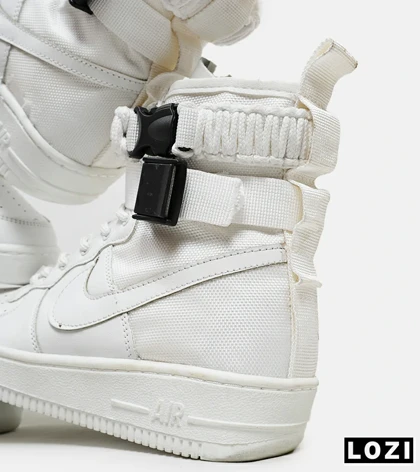 کفش کتانی ساق‌دار مردانه سفید NIKE AIRFORCE AF1