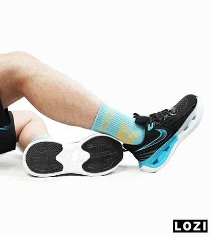 کفش کتانی مردانه مشکی آبی NIKE pegasus 33