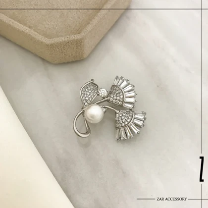 گوشواره برگ و مروارید