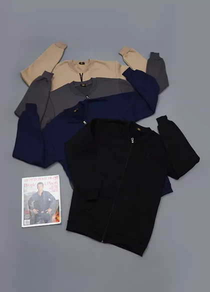 سویشرت مردانه مشکی مدل wendi