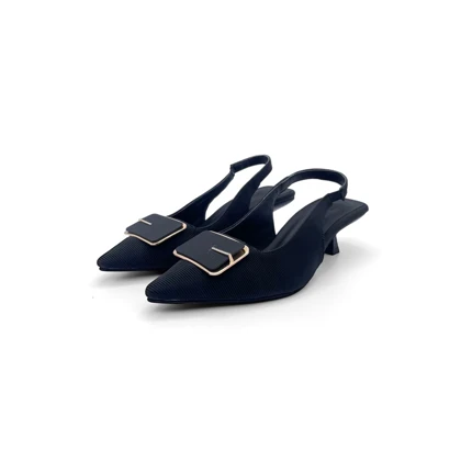کفش مجلسی زنانه پاشنه‌دار سه سانت مدل sandal valentino - 0086