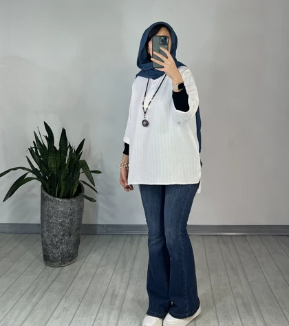 تونیک جلو بسته امیده