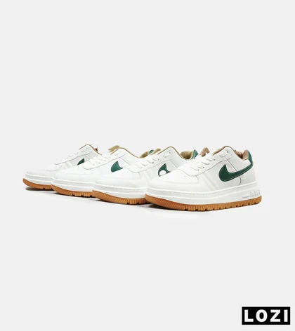 کفش مردانه و زنانه سفید سبز NIKE AIR FORCE