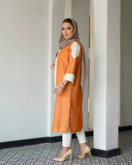 مانتو ساتینا کد 3150