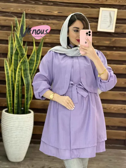 مانتو نازلی ژیله دار