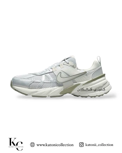 کتانی نایکی وی تو کی ران Nike V2K RUN photon Dust/Summit white/ Light Army