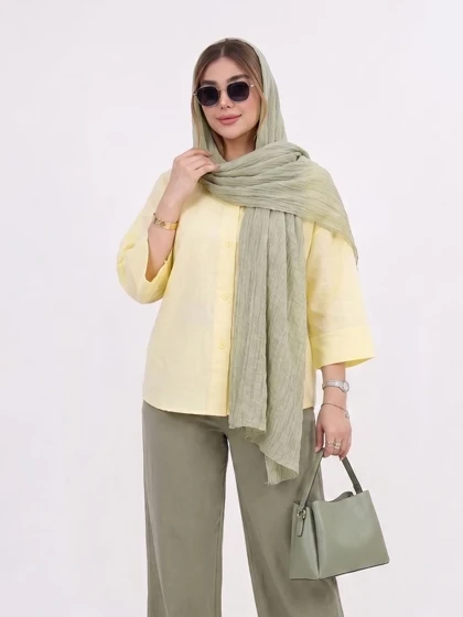 شومیز نادیا کادنزا جلو دکمه ساده