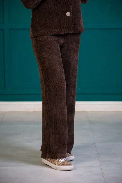 شلوار بیسکوییتی کمرگان