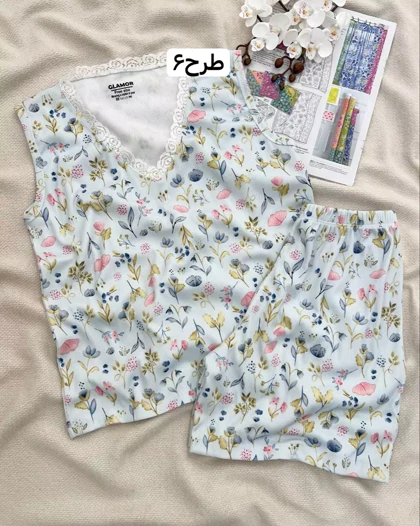 ست تاپ وشلوارک 5 طرح کد 5793