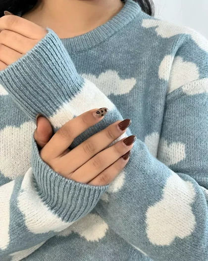 پلیور بافت ابر کد 5402