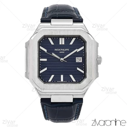 ساعت پتک فیلیپ کوبیتوس مردانه بند چرمی سرمه ای 106930