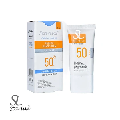 ضد آفتاب بی رنگ spf50 استارلوکس