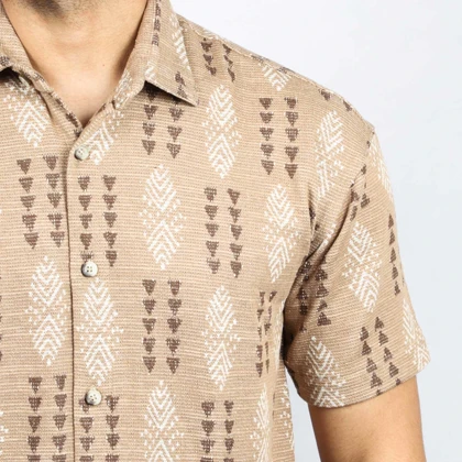 پیراهن آستین کوتاه بوکله مدل 6111919