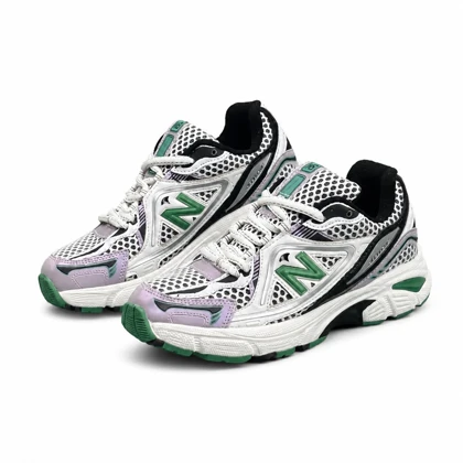 کتانی زنانه مدل نیوبالانس 1064 (کیفیتاورجینال) سفید سبز New Balance