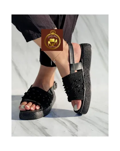 صندل گیپوری زنانه مروارید گل تابستانه