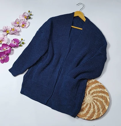 بافت جلوباز جیب‌دار کد 40146