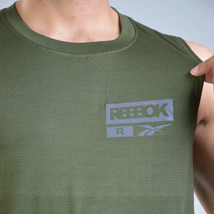 رکابی ورزشی مردانه ریباک مدل Mub-185 یشمی