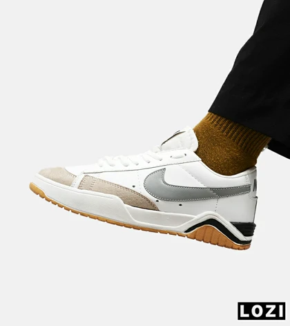 کفش نایک بلیزر Nike Blazer سفیدطوسی مردانه و زنانه