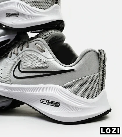 کفش کتانی بزرگ پا طوسی نایک NIKE PEGASUS V10