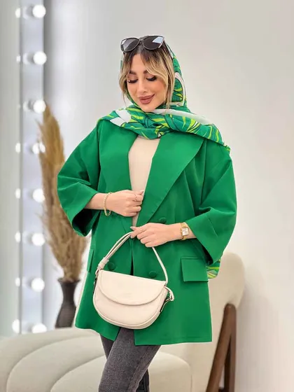 مانتو مازراتی یقه بلیزری
