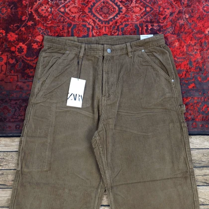 شلوار کبریتی کارپتنر بگ استایل بدون جنسیت ZARA کد 368