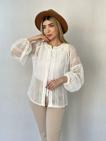 شومیز منگوله‌دار کد 1126