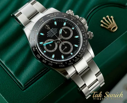 ساعت مردانه رولکس دیتونا سیلور مشکی Rolex-2073-G