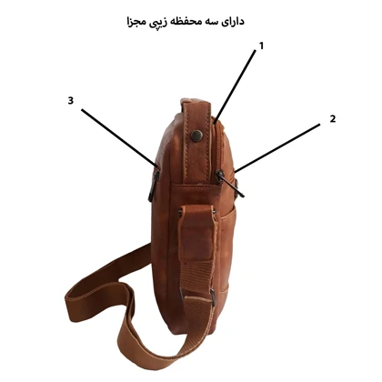 کیف رودوشی چرمی گوگانا مدل GOOGANA - GOOG920