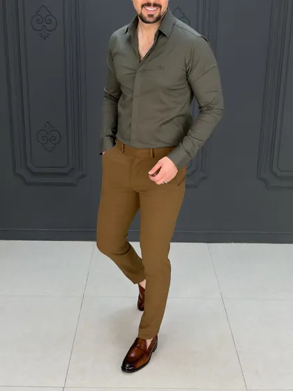 پیراهن 031403 FERAGAMO سبز