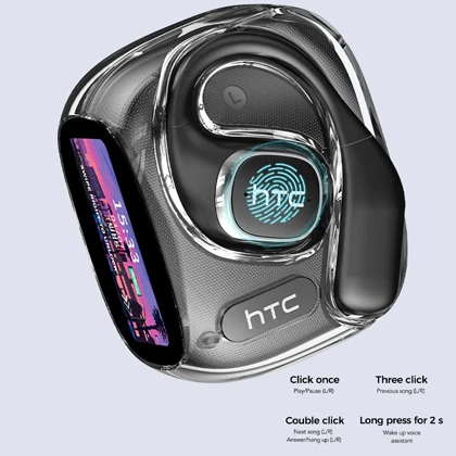 هندزفری بلوتوثی اچ تی سی HTC مدل NE11 با صفحه نمایش لمسی LCD