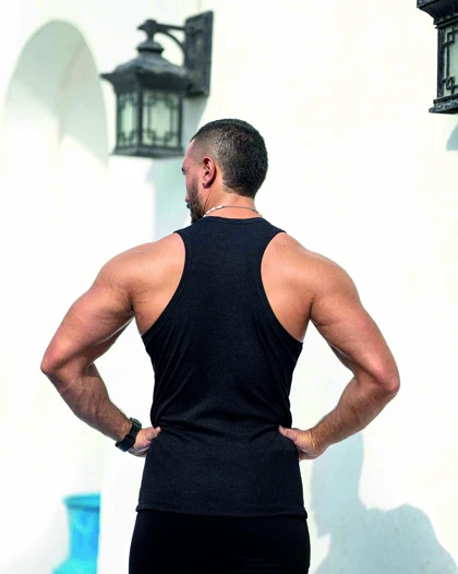 رکابی تنک تاپ قهرمانی آیسان اسلامی مشکی